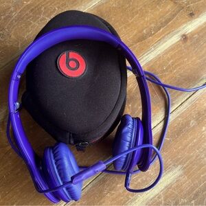 Beats purple headphones
